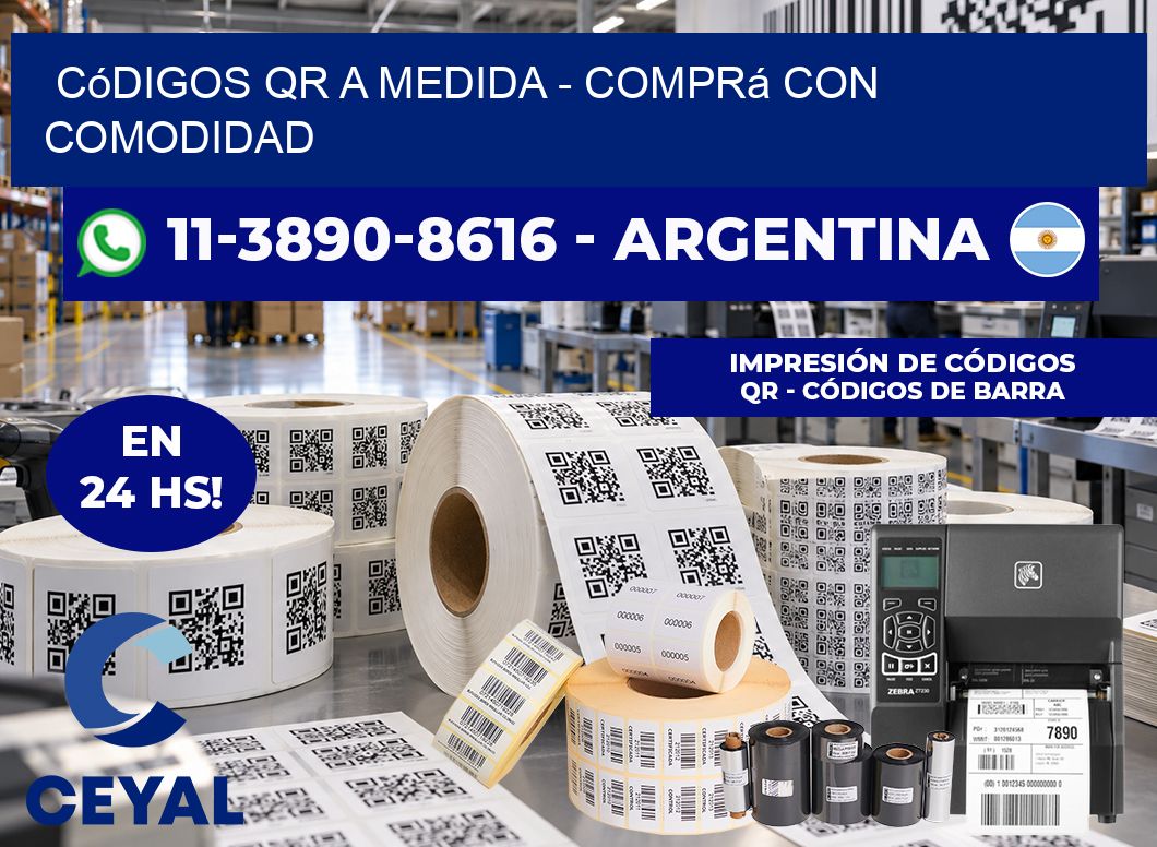 Códigos QR a Medida - Comprá con comodidad