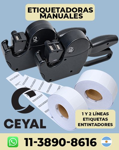 Etiquetas con Referencias Personalizadas para Ropa Arg