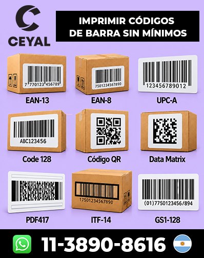 Etiquetas para Comercios de Moda argentina