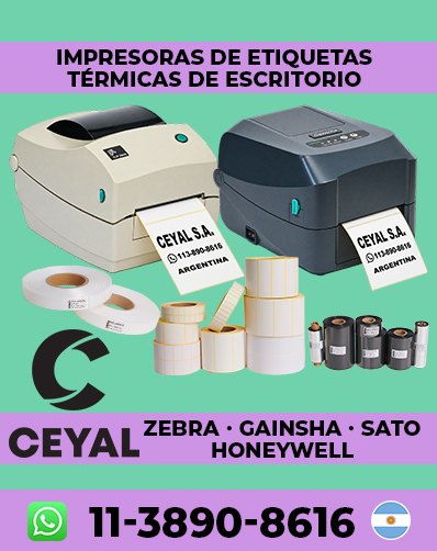 Impresora De Etiquetas Térmica Directa Argentina Arg