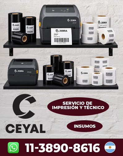 impresoras datamax de escritorio etiquetas ribbon  Arg